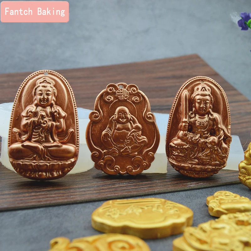 Форма для подвесок с кристаллами и орнаментом силиконовая форма помадки