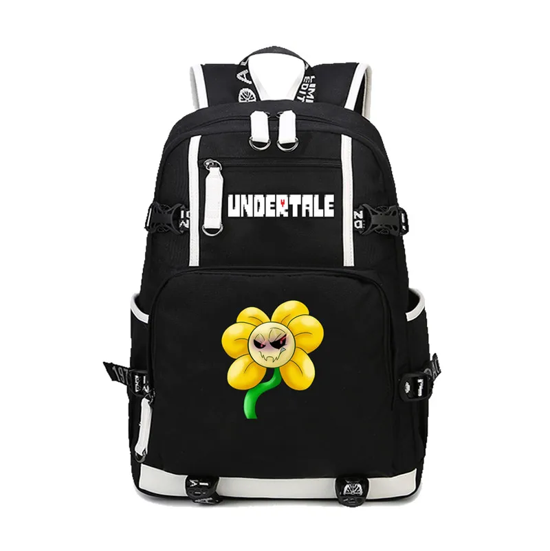 Игра Undertale Frisk/Toriel/Sans pixel Скелет школьный рюкзак с печатью сумки мальчики девочки