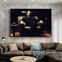 movie black and white godfather canvas paintings posters and prints vintage wall art picture cuadros home decoration room decor
