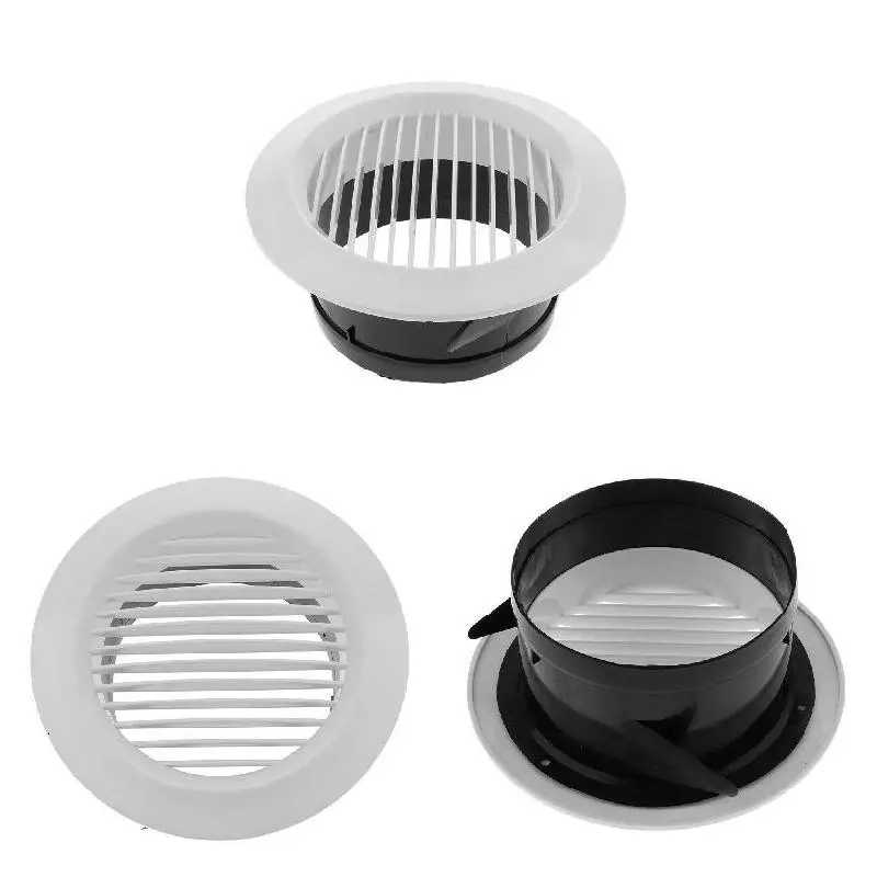 

Air Vent Grille Circular Indoor Ventilation Outlet Duct Pipe Cover Cap FAS6