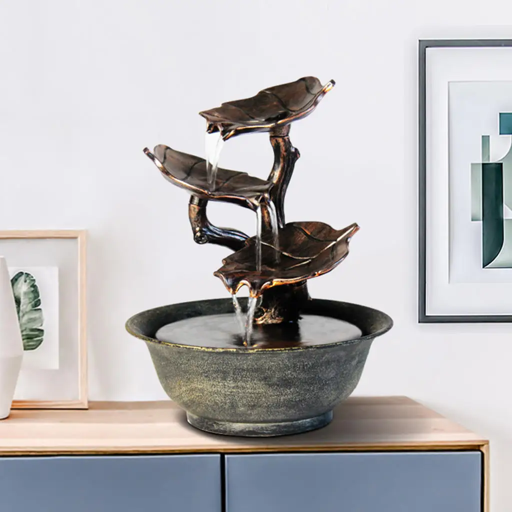 

Комнатные декоративные водные фонтаны, креативное ремесло, настольный домашний декор, домашние фигурки FengShui, водный фонтан с орнаментом