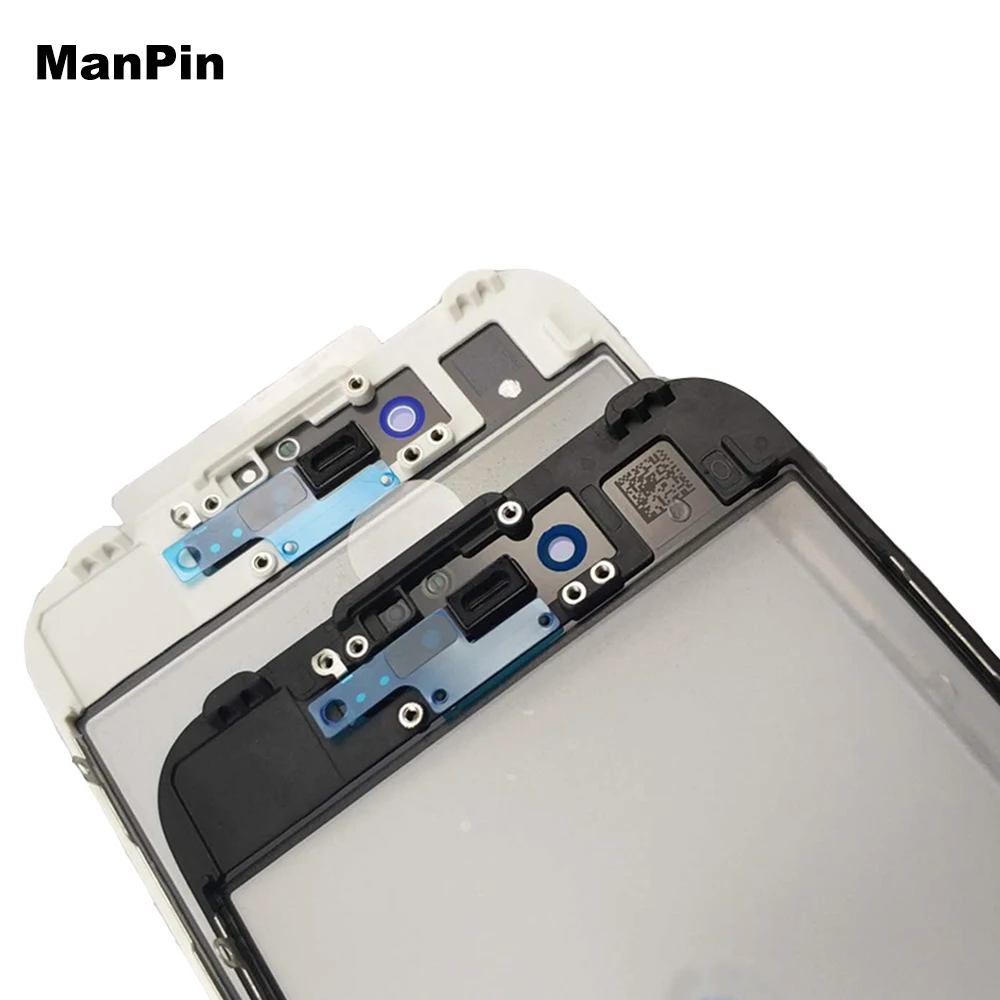 10Pcs AAA 3 in 1 Glass with Frame OCA For iPhone 8 Plus 7 7P 6s 6SPlus 6G LCD Screen Display Outer Panel Replace Repair Parts | Мобильные