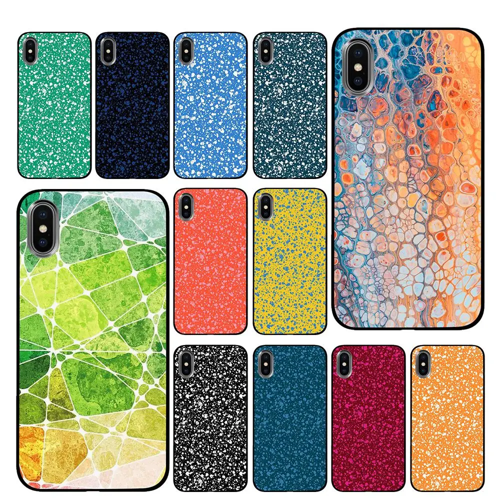 Угловой цветной дизайн Deli для iPhone 5 5S SE 6 6s 7 8 Plus X XS Max XR чехлы