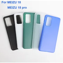 2PCS For MEIZU 18 PRO Ultra-thin Case Cover Soft TPU Shockproof Full Shell For MEIZU 18 Cases For MEIZU 18pro Case skin