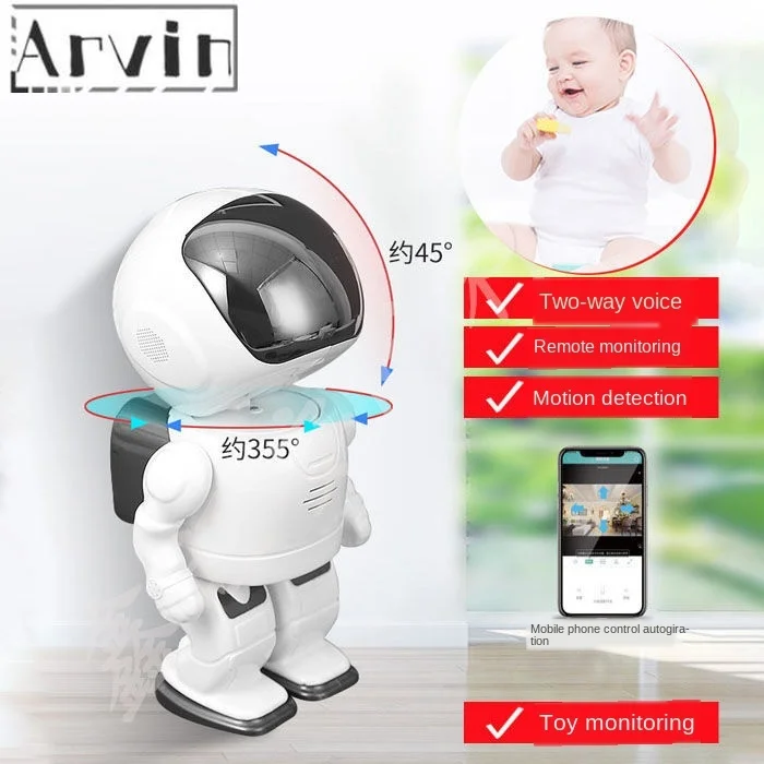 Беспроводная камера безопасности Smart space robot wifi HD | Безопасность и защита