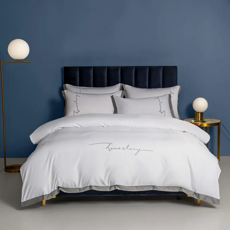

Queen Duvet Cover King Size PLA Cool Fiber Bedding For Double Bed Solid Color Minimalist Style Comforter Covers(No Pillowcase)