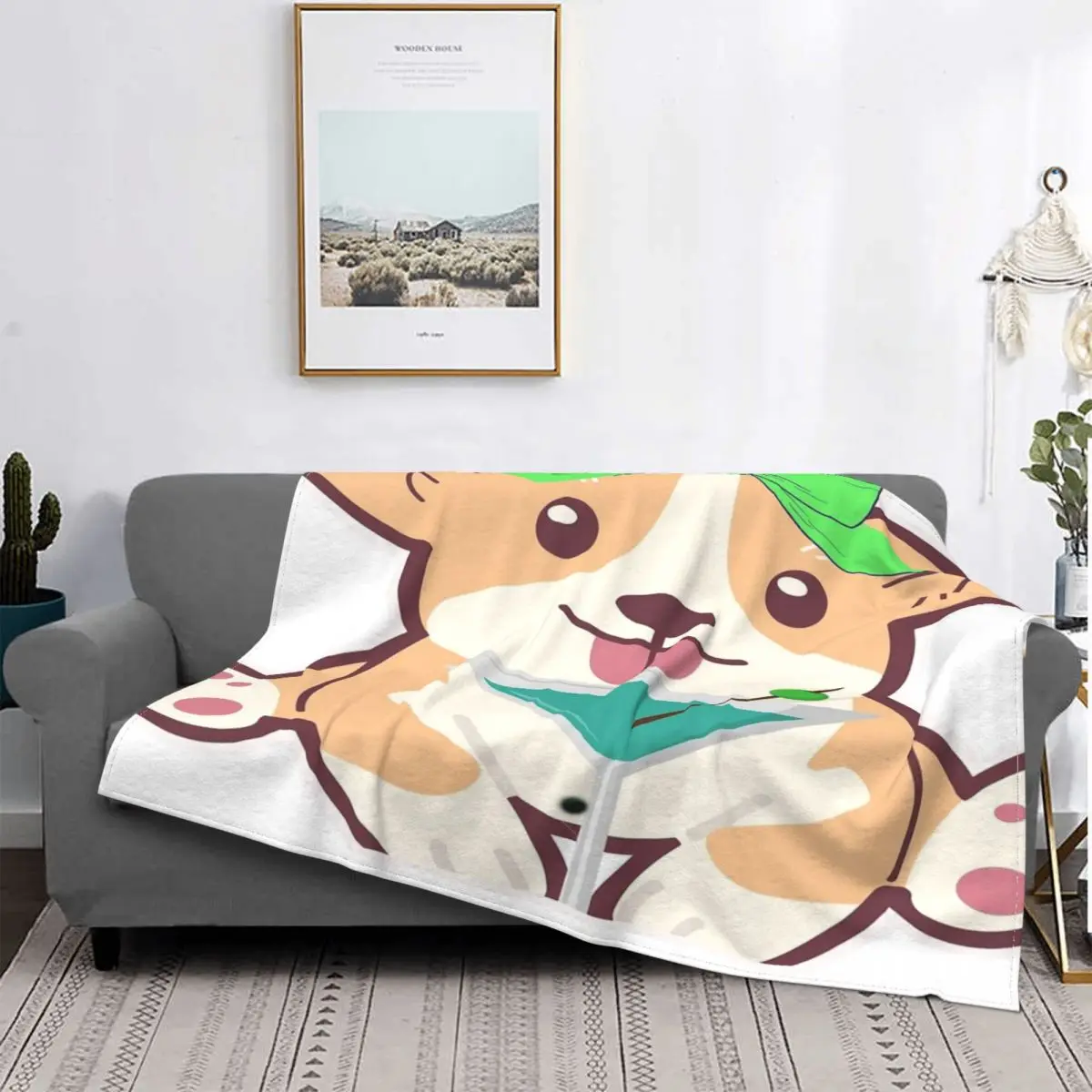

Manta de fiesta для собак, для cama colcha, Edredon a cuadros de Anime, manta con capucha, manta ponderada