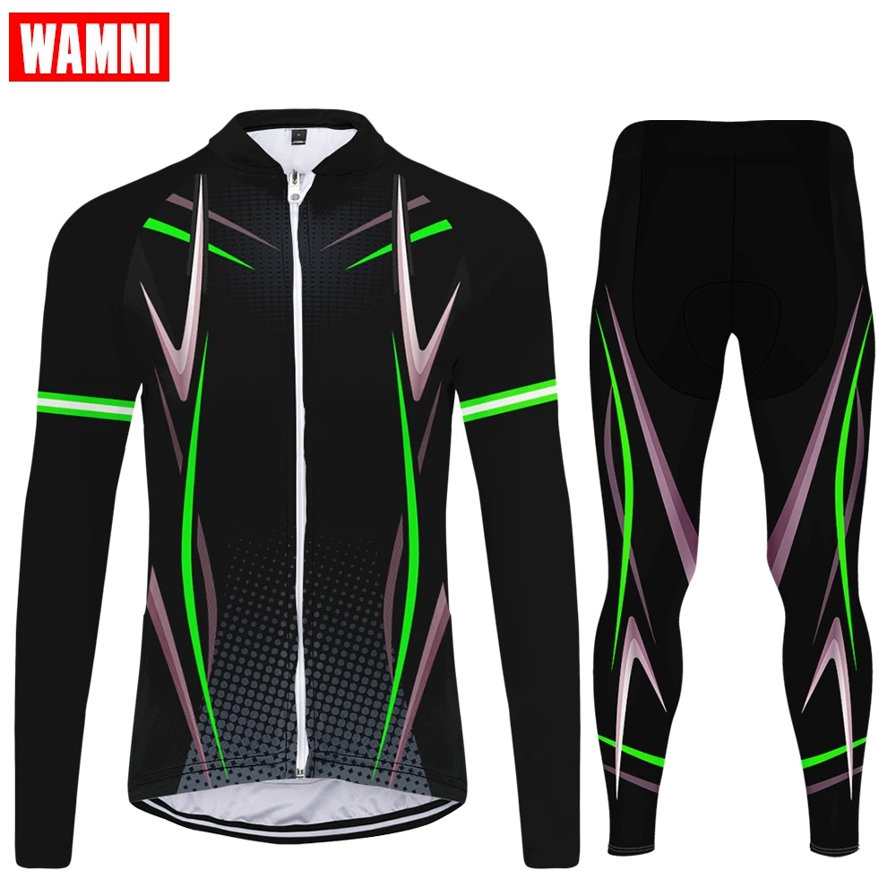 Женский комплект из джерси и брюк WAMNI с длинным рукавом | Спорт развлечения