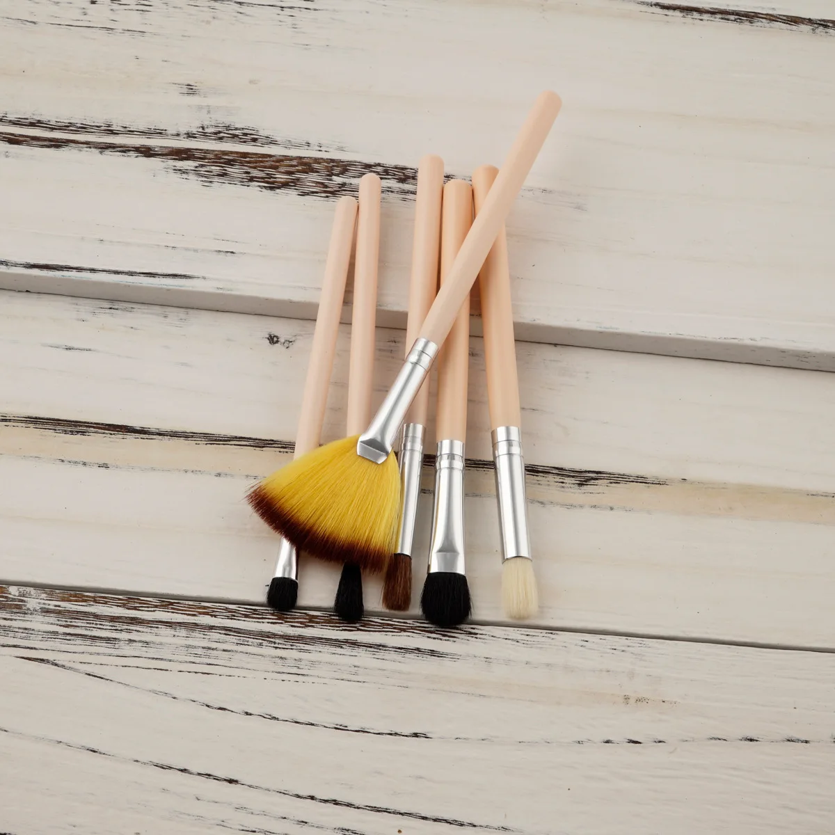 Набор кистей для макияжа 6 шт. высокое качество косметика брови тени век