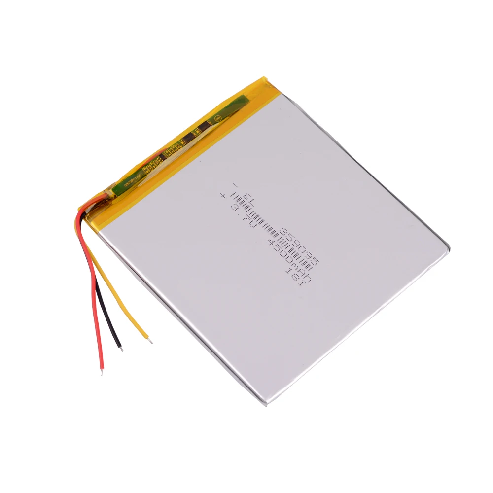 3 линии 3,7 V 4500mah планшетный аккумулятор gm литий-полимерный аккумулятор 359095 литий-ионный аккумулятор для MP3 MP4