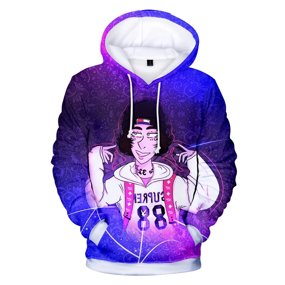 Новинка 2020 3D толстовки Kawaii Lil Xan xанархия Мужская/Женская толстовка с длинным