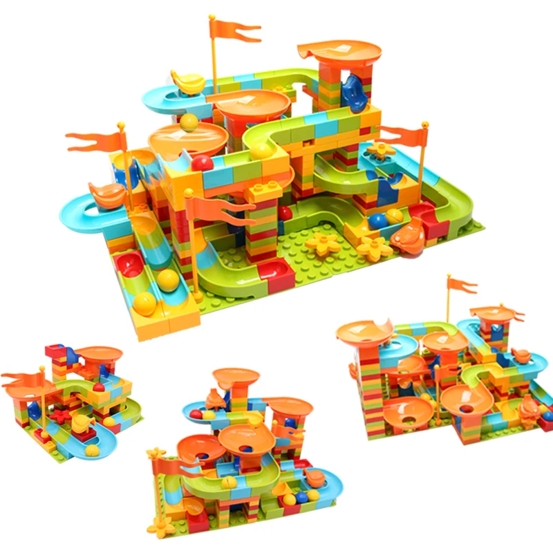 52 396 шт. гоночный лабиринт шарики треки строительные блоки совместимые с