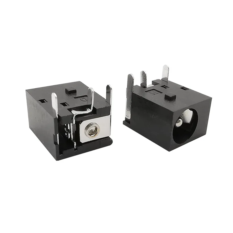 10Pcs DC-044 5.5x2.1 mm DC Power Jack Socket Connector 5.5*2.1mm 3 Pin Panel Mount Adapter DC044 | Обустройство дома