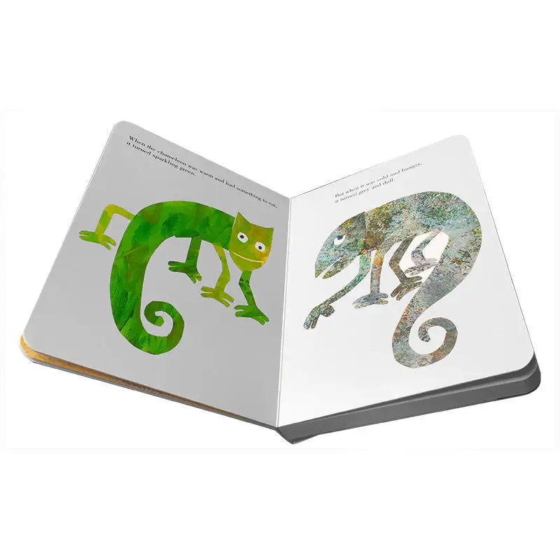 Смешанный Хамелеон от Eric Carle образовательные книги для детей учим английский
