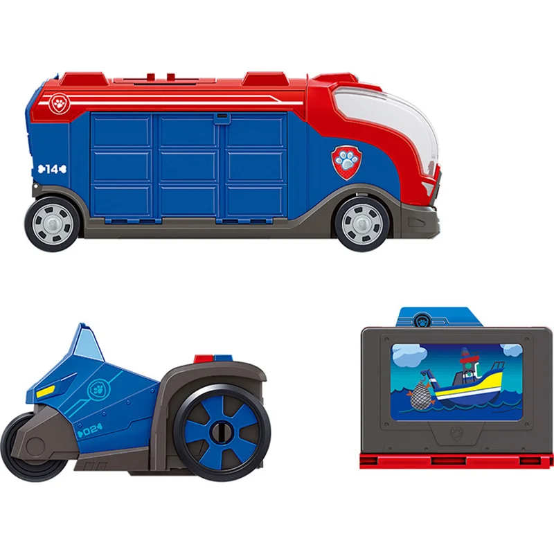 Paw Patrol Mission Cruiser музыкальная база игрушечный автобус набор собак Райдер аниме