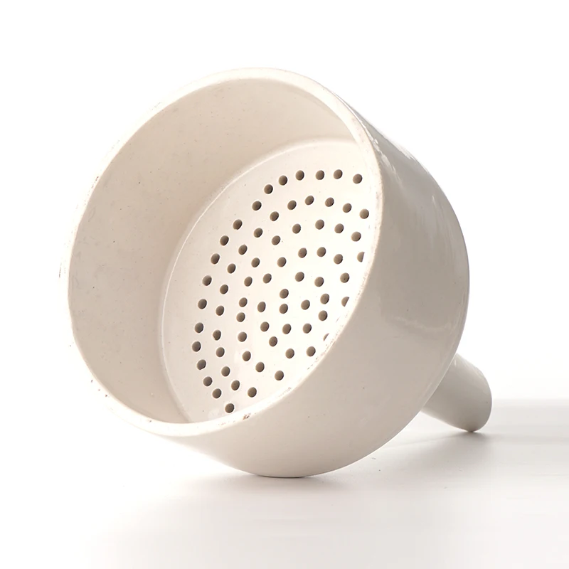 Фарфор воронкой Бюхнера 100 мм химия Лабораторная керамика фильтрующая Воронка