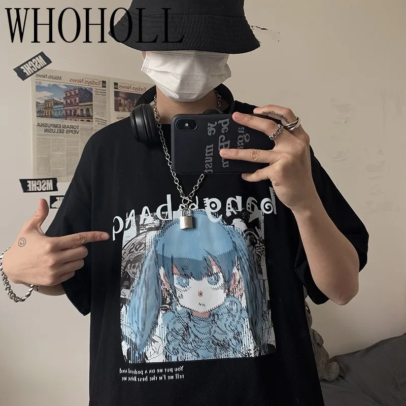 

Cute Cartoon Sweet Girls T-shirt Japanese Streetwear Harajuku Kawaii Casual Tops Ulzzang Vintage Loose Summer Woman Tshirts