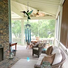 Ветряные колокольчики, колокольчики для балкона, Сова, птица, павлин, Декор для дома, двора, настенные подвесные колокольчики, креативные окрашенные металлические домашние садовые украшения