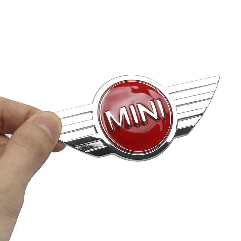 Металлическая 3d Мини Автомобильная эмблема логотип наклейки для MINI Cooper CABRIO работает S Передняя крышка головки задняя крышка коробки эмблемы наклейки
