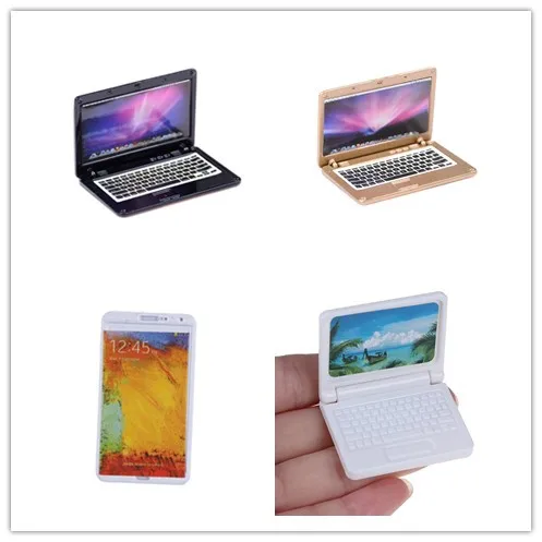 1 шт. кукольный домик для ноутбука мобильный телефон аксессуары куклы BJD 4