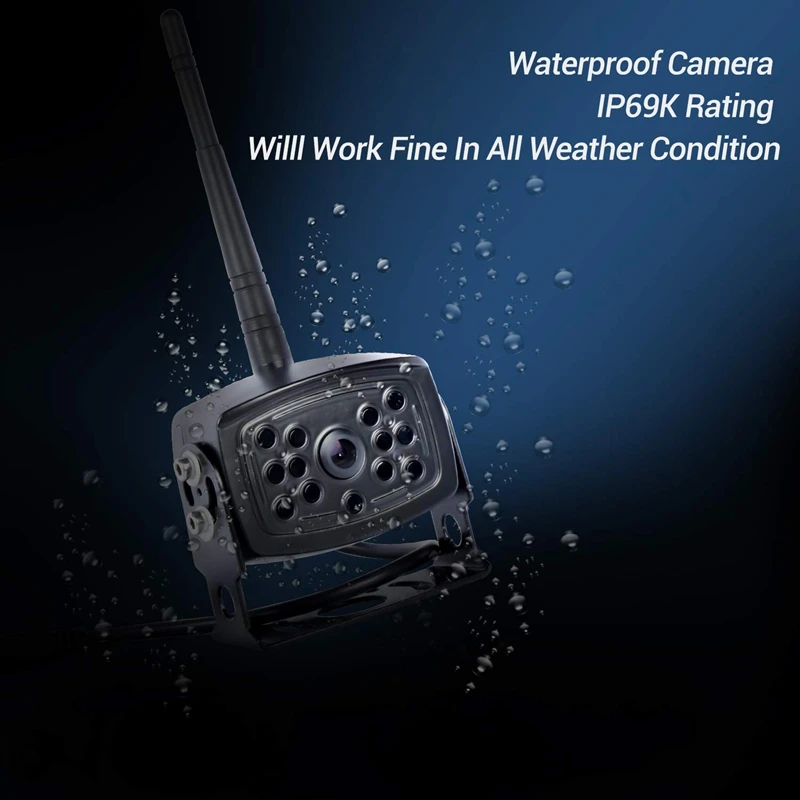 Автомобильная беспроводная камера заднего вида Wifi цифровая 7 дюймов дисплей