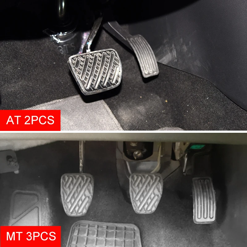 Автомобильные педали из нержавеющей стали накладки для ног топливный ускоритель
