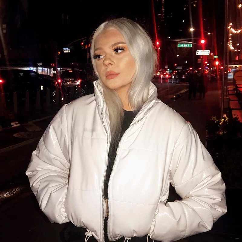 Короткая женская парка роскошная зимняя куртка с подкладкой в Корейском стиле