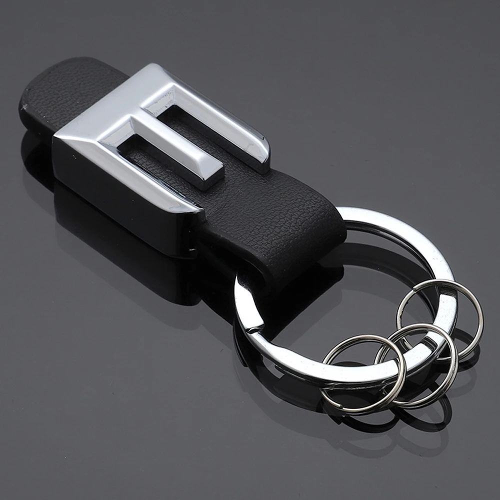 DSYCAR 3D брелок для автомобильных ключей металлический кожаный Mercedes Benz A B C D E G S