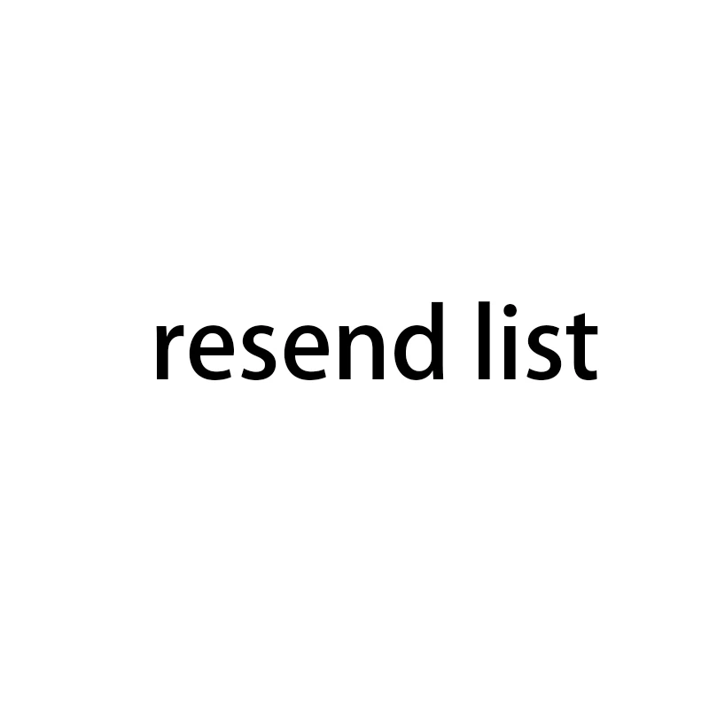 

resend list