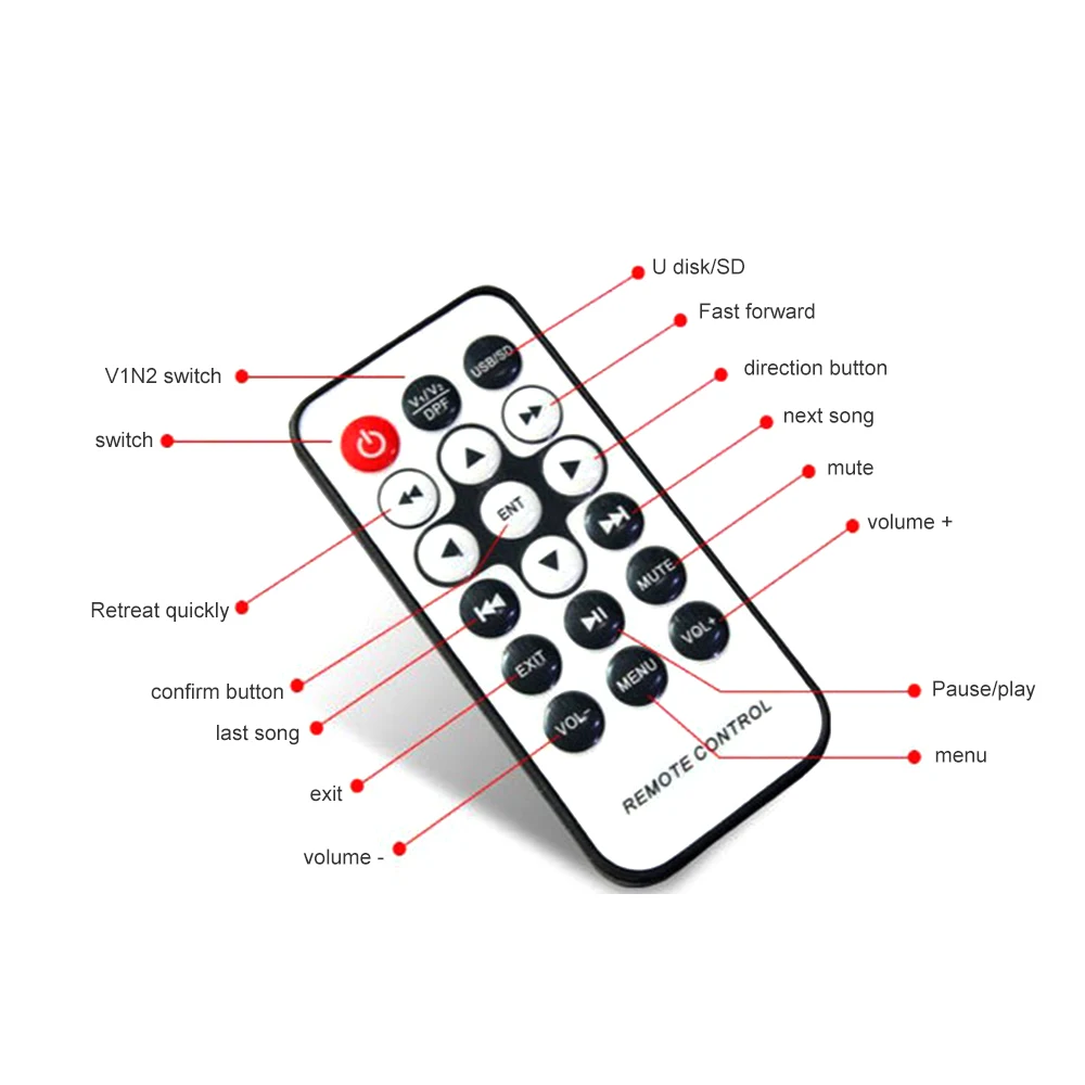 7 Inch Car Monitors MP5 Player TFT LED Screen Headrest Monitor Support AV/USB/SD Input/FM/Speaker/Car Camera DVD Display Video 5 |