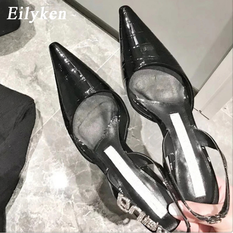 Eilyken элегантное женское платье пикантные туфли с крокодиловым принтом дамские