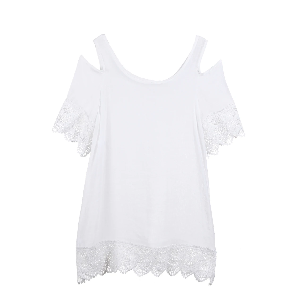 

Women Lace Up Loose Black White Short Beach Dress Cover Ups Cold Shoulder Lace Bikini Cover Up Beachwear Bathing Suit Swimwear