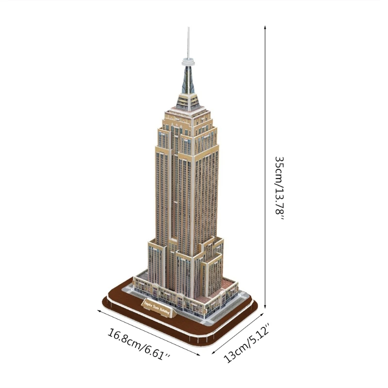 

Empire State Building 3D Puzzles for Adults and Teens New York Building Model Kits Intelligence Toys