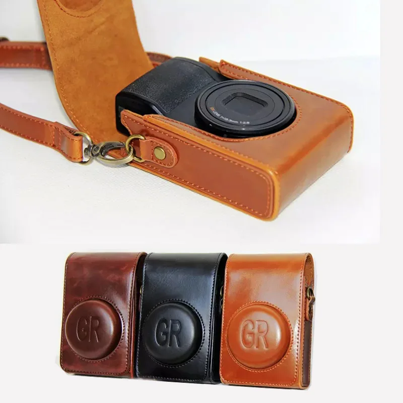 

PU Leather case Camera Bag cover for Fujifilm Fuji XF10 XF 10 camera With Shoulder Strap