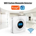 Детектор угарного газа Tuya, Wi-Fi датчик угарного газа для дома, с приложением