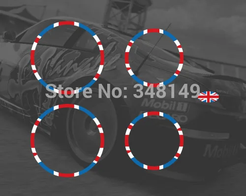 Мини стерео наклейки для автомобиля 4 шт. специальные Стикеры оптовая продажа