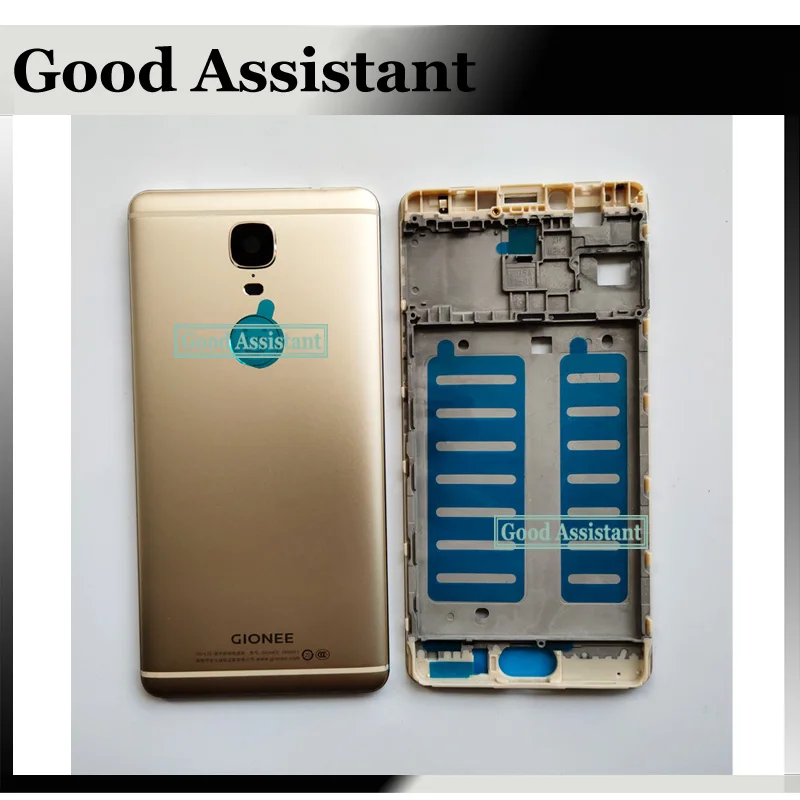 Золотистый/мокко 5 дюймов для GiONEE M6 GN8003/для QMobile корпус передней средней рамки