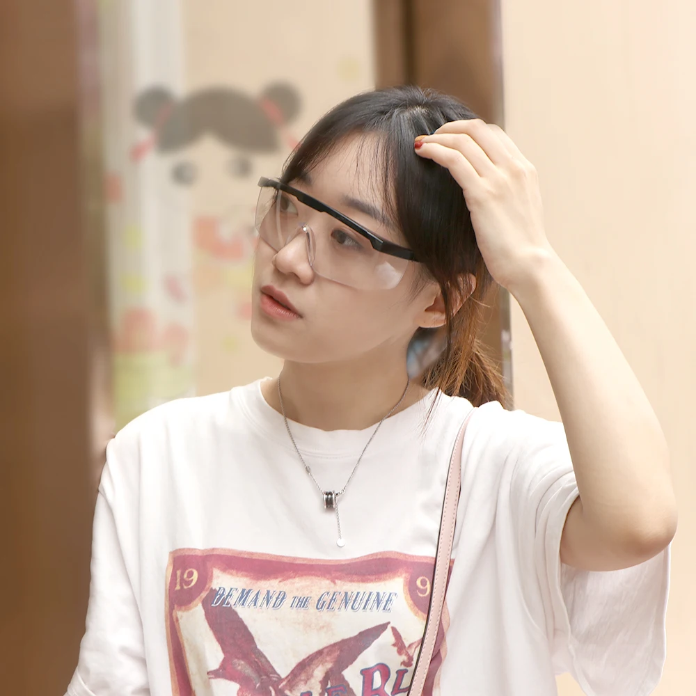 

99.9% Anti-Dust Safety Goggles For Eyes Protection Windproof Dustproof Resistant Transparent Glasses Protective Safety Eyes