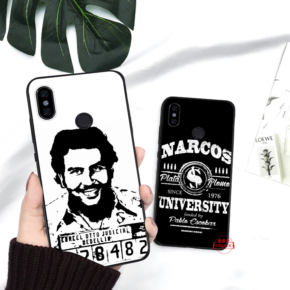 Narcos Pablo Escobar серебро или свинец силиконовый чехол для Redmi 4A 4X5 плюс 5A 6 Pro 6A 7 7A K20 S2 Go |