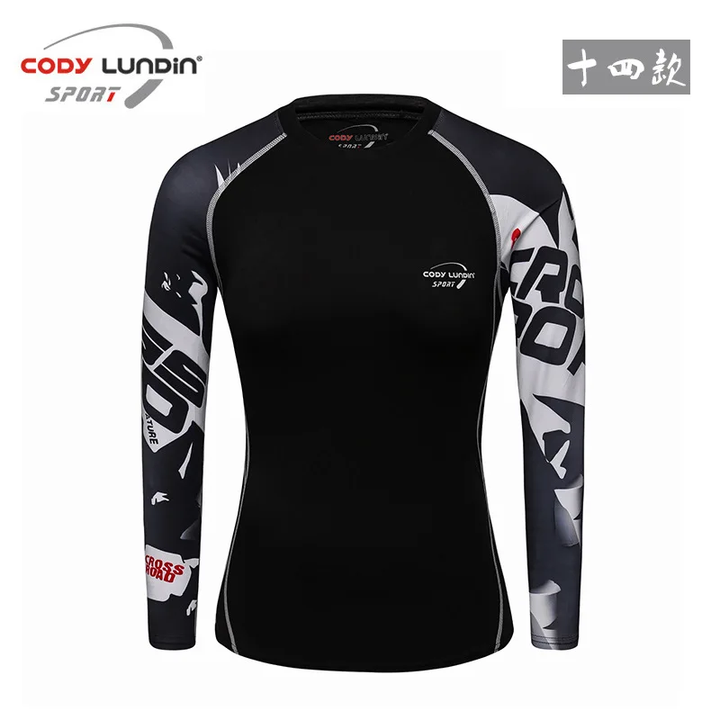 Women Compression Shirt Long Sleeve Gym Workout Tight Tops Quick Dry Slim Fit Fitness Sports T-shirt Yoga Jogging Running Shirts