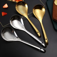 thickened stainless steel soup colander dumpling noodle strainer spoon fried fries filtration scoop kitchen tools accessories