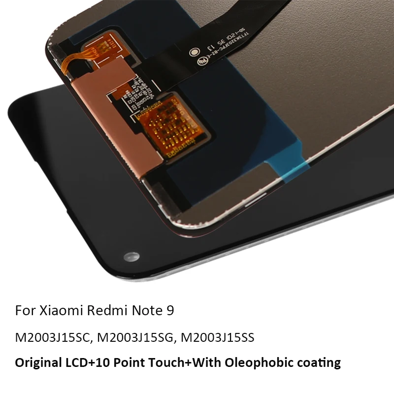 

6.53" Original Display For Xiaomi Redmi Note 9 LCD Display Touch Screen Replace For Redmi Note9 9 LCD Screen Digitizer Assembly