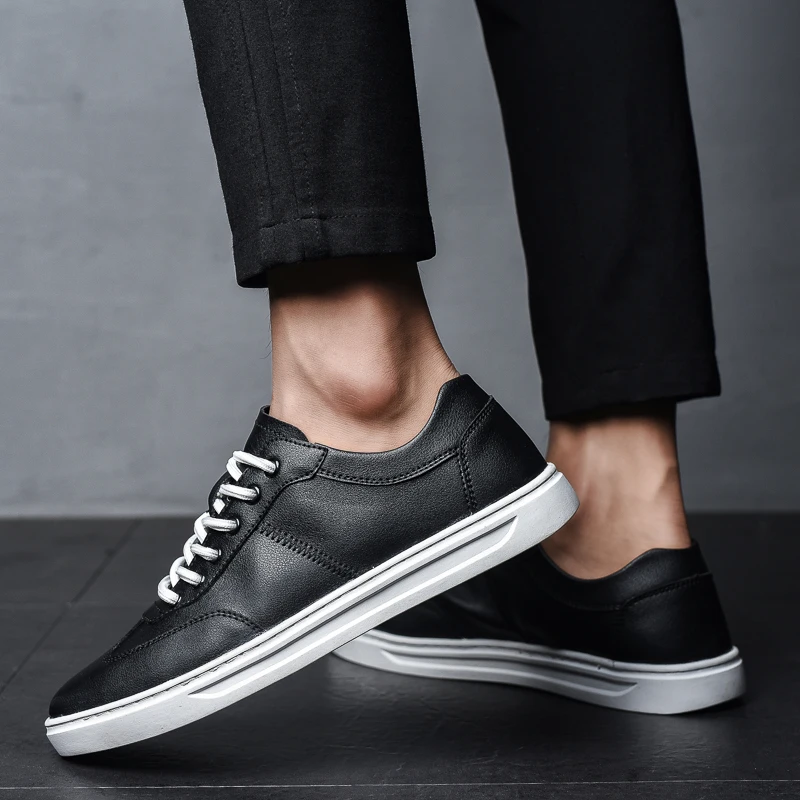 Мужские белые кроссовки мужская повседневная обувь дышащие модные мужские