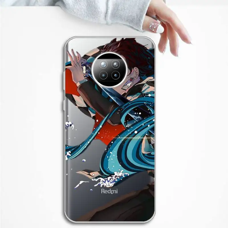 

Demon Slayer Phone Case Transparent Clear for Xiaomi Redmi note 10 t 8 9 pro lite 11