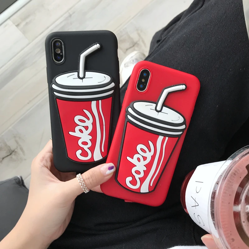 Силиконовый чехол для телефона iphone X XR XS MAX 6S 7 8 plus samsung s8 s9 s10e s10 note 9 10 Pro | Мобильные