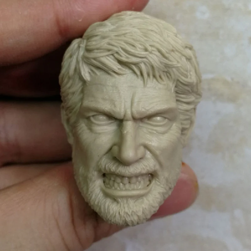 1/6 масштаб The Last Of US голова Джо Джоэла резьба по голове модель Неокрашенная