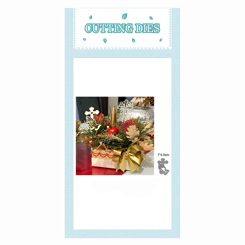 

Religious Nativity Cross Metal Cutting Dies Stencils dies for DIY Scrapbooking dies Decor Embossing Die Cut Greeting Card Making