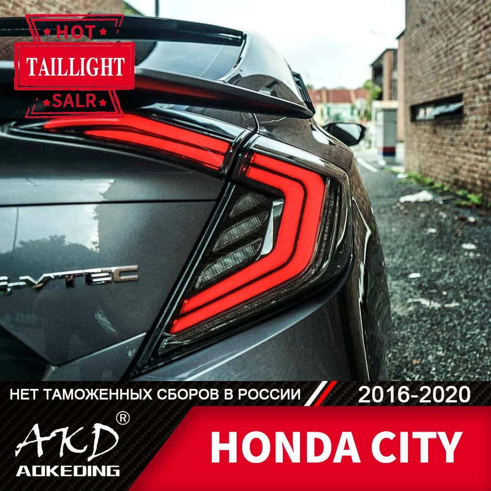 Задняя фара для автомобиля Honda Civic G 10X2017 2020 светодиодные задние фары