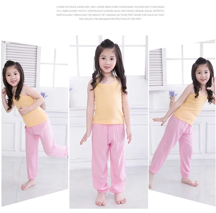 Повседневные штаны для мальчиков и девочек детские хлопковые шелковые брюки