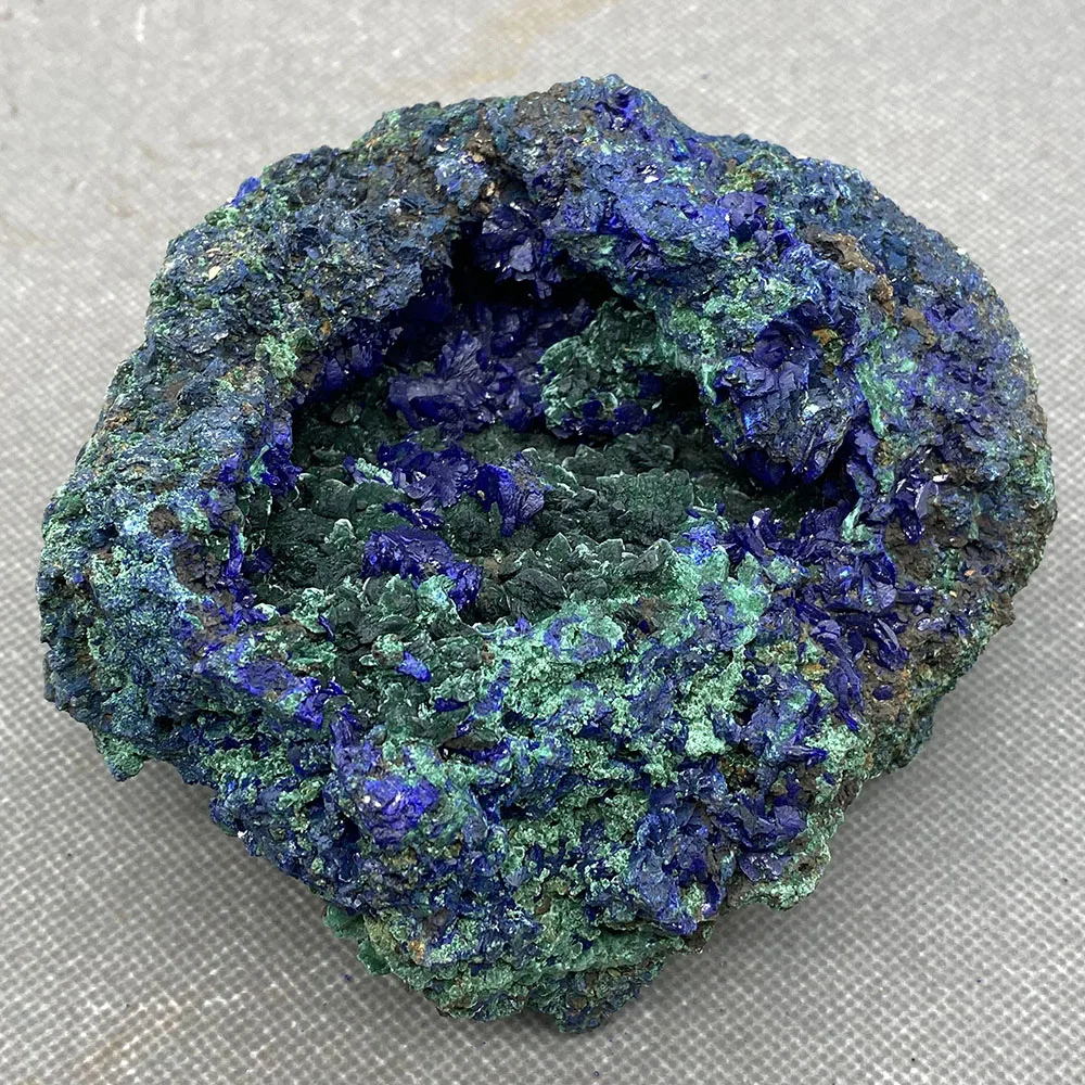 

Natural azurite mineral cristal espÃ©cime da provÃ­ncia de anhui, china